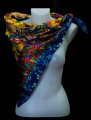 Gustav Klimt scarf : Lady with fan