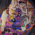 Pañuelo Gustav Klimt : La virgen (desplegado)