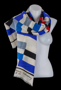Sonia Delaunay Cashmere scarf : Rectangles