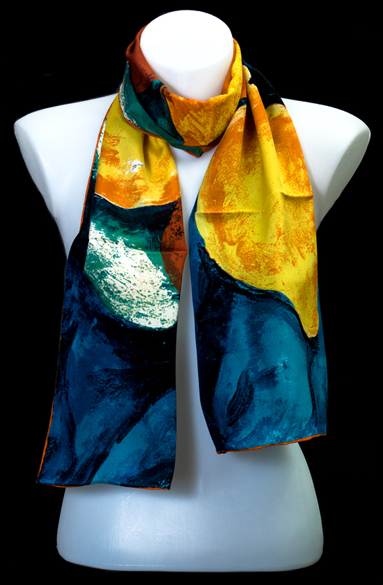 Paul Cézanne silk scarf : Fruits