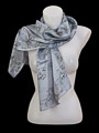 Leonardo Da Vinci scarf : Horses (grey)