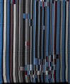 Echarpe Petrusse homme dépliée Paul Klee (Bleu)