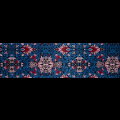William Morris scarf : Blue flowers (unfolded)