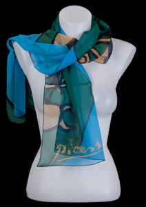 Pablo Picasso scarf : Fauna and goat