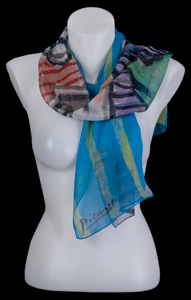 Pablo Picasso scarf : Bust of a woman wearing a striped hat