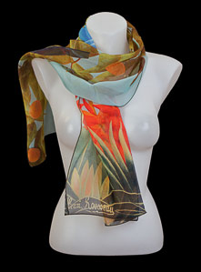 Henri Rousseau silk scarf : Jungle