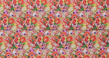 Renoir scarf : The anemones (unfolded)