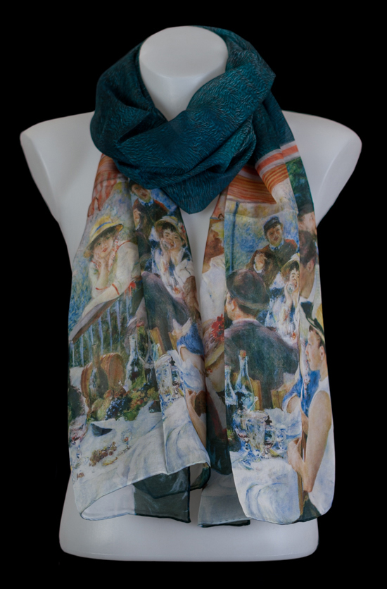 Renoir silk scarf : The boaters