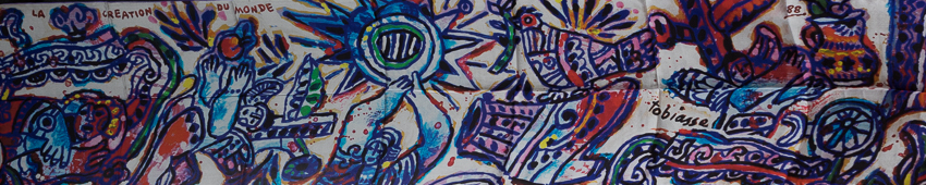 Bufanda Théo Tobiasse : La création du monde (desplegado)