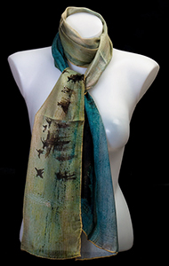 William Turner silk scarf : The Blue Rigi