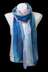 William Turner silk scarf : Sunset