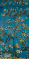 Vincent Van Gogh scarf : Almond Branches in Bloom (unfolded)