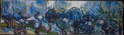 Bufanda Vincent Van Gogh : Olivos (desplegado)