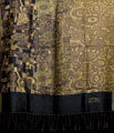 Gustav Klimt Silk woven stole : Art Nouveau (gold) (unfolded)