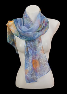 Pierre Bonnard silk scarf : Jardin