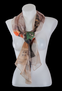 Marc Chagall silk scarf : Music