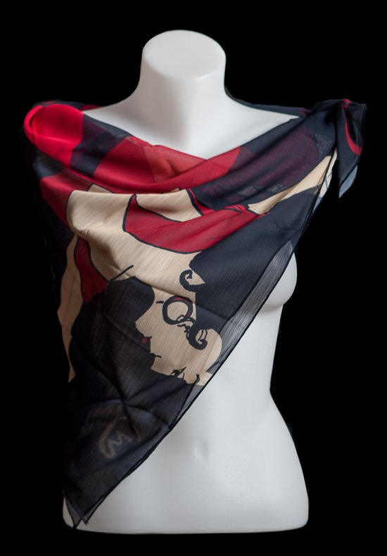 Mamourchka Square scarf : Flamenco