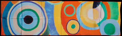 Robert Delaunay scarf : Rythme, joie de Vivre (unfolded)