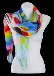 Robert Delaunay square scarf : Rythme 1