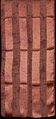 Foulard Léonard De Vinci : Codex (marron) (déplié)