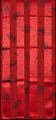 Fular Leonardo Da Vinci : Codex (rojo) (desplegado)