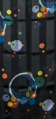 Kandinsky scarf : Several circles (unfolded)
