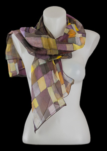 Paul Klee silk scarf : Architektur