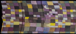 Paul Klee scarf : Architektur (unfolded)