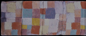 Paul Klee scarf : Northern flowers (unfolded)