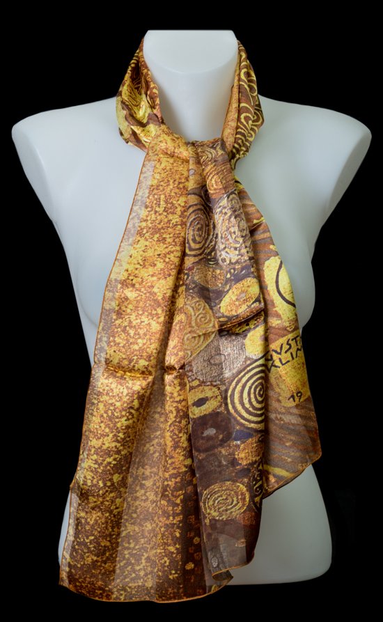 Gustav Klimt silk scarf : Adele Bloch