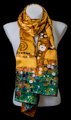 Fular Gustav Klimt : El árbol de la vida (oro)
