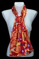 Gustav Klimt scarf : The Tree of Life (red)