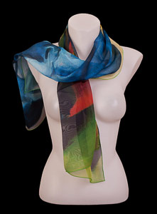 Franz Marc silk scarf : Blue Horse