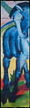 Franz Marc scarf : Blue Horse (unfolded)