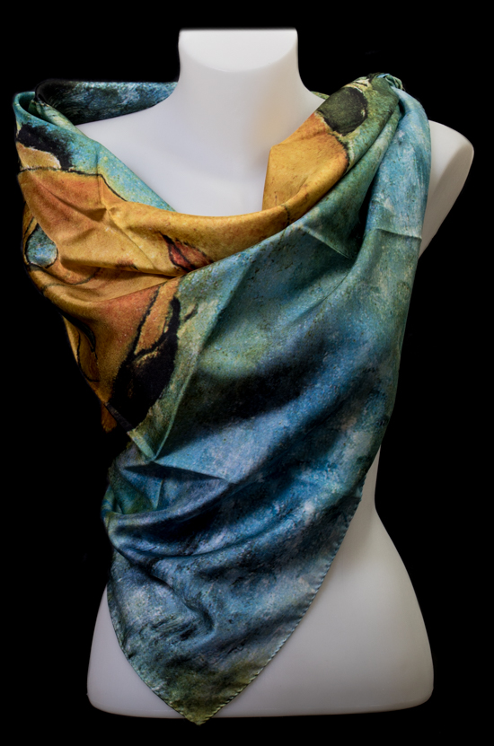 Modigliani Square scarf : Jeune femme au col marin