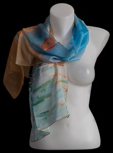 Claude Monet scarf : Impression, Rising Sun