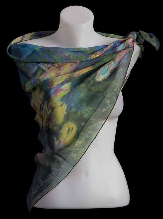 Claude Monet Square scarf : Nympheas