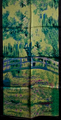 Claude Monet scarf : The Japanese Bridge of Giverny (unfolded)