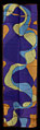 Alfons Mucha scarf : Chocolat (unfolded)