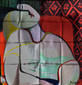 Foulard Pablo Picasso : Le rve (dpli)