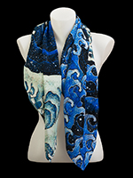 Hokusai scarves