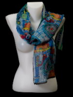 Hundertwasser scarves