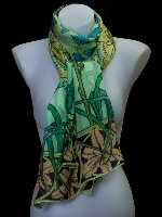 Alfons Mucha scarves