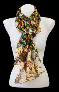 Botticelli silk scarf : Spring