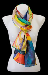 Robert Delaunay silk scarf : Tour Eiffel