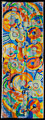 Estola Robert Delaunay : Torbellino de colores (desplegado)