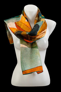 Paul Klee Scarf : Coral Composition