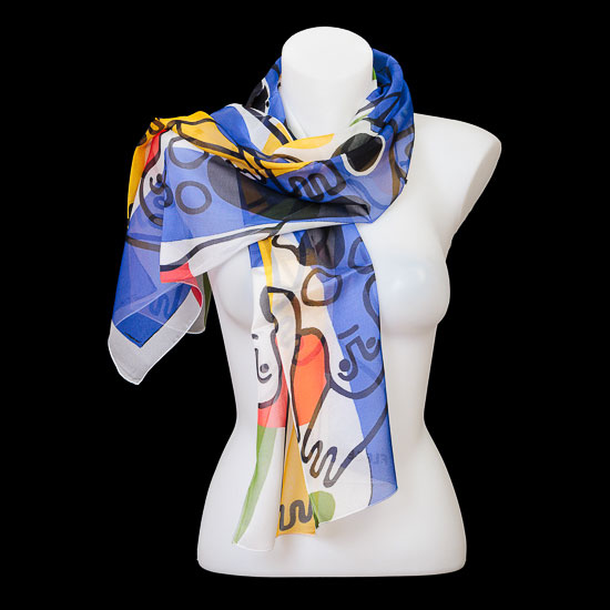 Fernand Léger scarf : The dance