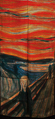 Echarpe Edward Munch : Le cri (déplié)