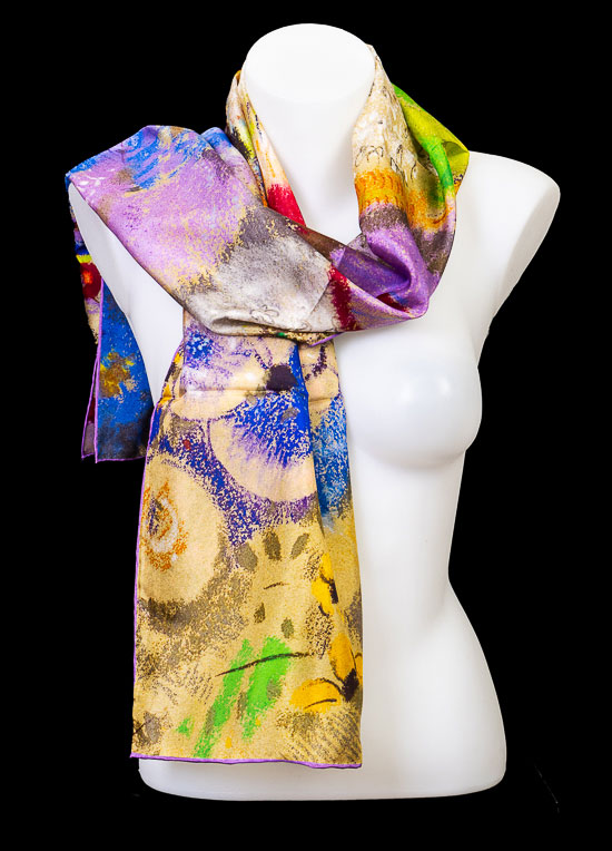 Odilon Redon silk scarf : Violet Heymann